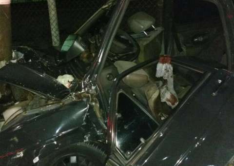 Jovem fica ferido em acidente grave na av. Constatino Nery
