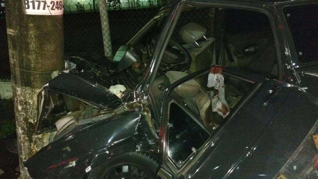 Jovem fica ferido em acidente grave na av. Constatino Nery