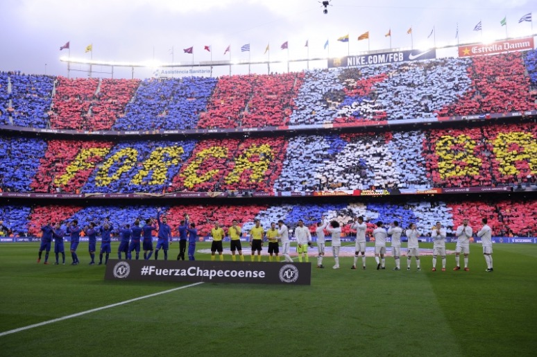 Chapecoense e Barcelona se enfrentam em amistoso nesta segunda-feira no Camp Nou