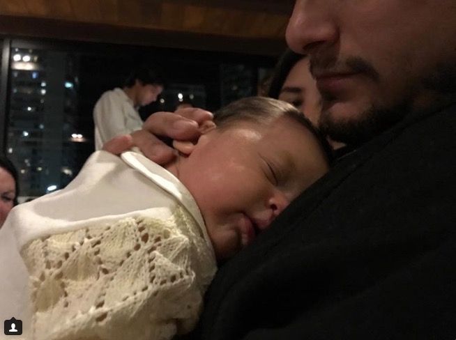 Bruno Gissoni mostra rostinho da filha e encanta seguidores