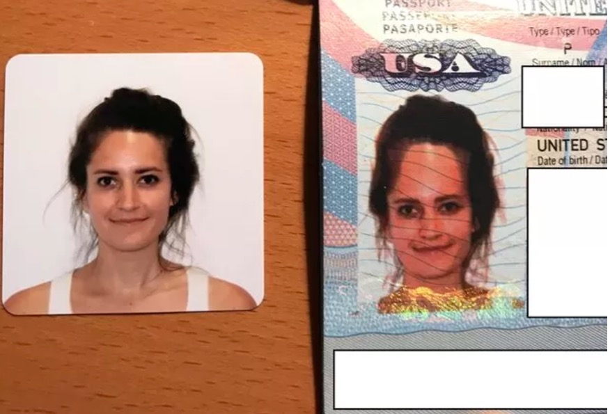 Jovem é 'presenteada' com foto bizarra no passaporte 