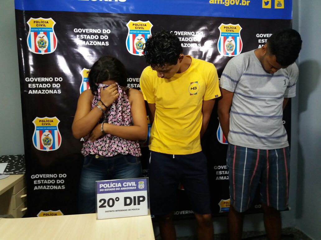 Trio é preso acusado por levar mais R$30mil em assalto a chácara em Manaus