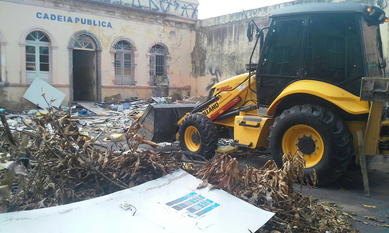 Seap realiza última vistoria e limpeza na Cadeia Pública no Centro de Manaus
