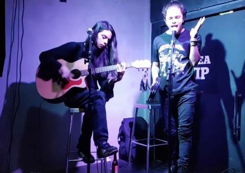 Duo Manauara Physis abre show de banda internacional no Porão do Alemão 