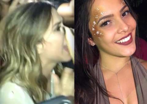 Emilly vai de penetra em aniversário de Tatá Werneck lotado de celebridades