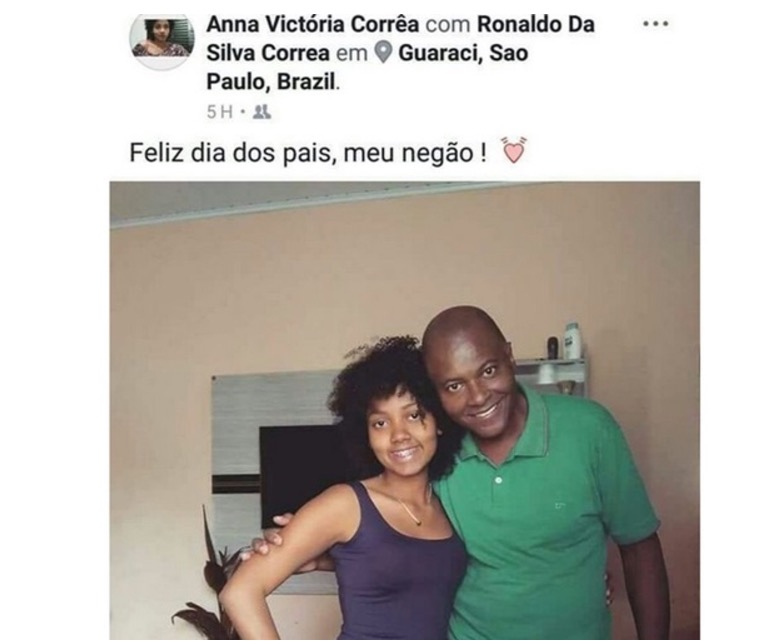 Homem mata filha pouco depois dela homenageá-lo no Dia dos Pais 