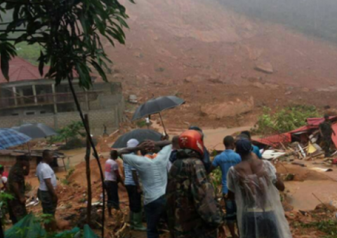 Número de mortos em deslizamento em Serra Leoa já passa de 300