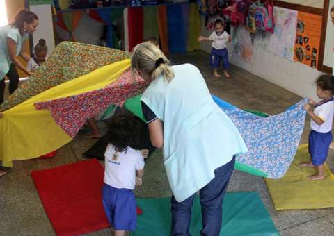 Projeto ‘Ginástica do Bebê’ estimula desenvolvimento de alunos de Creches em Manaus 