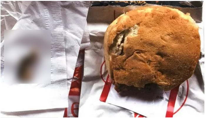 Após a primeira mordida, mulher encontra roedor em sanduíche de frango