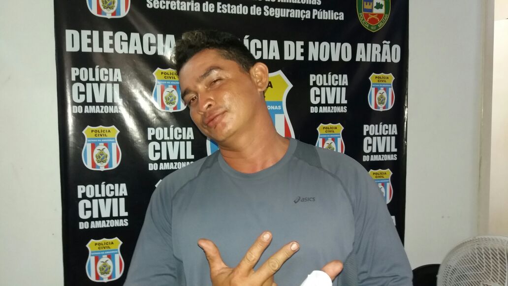 Homem é preso suspeito de agredir esposa e atear fogo em casa no Amazonas