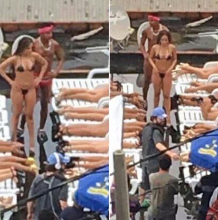 Vaza bastidor de gravação de novo clipe de Anitta no Morro do Vidigal