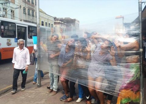 Sesc Amazônia das Artes promove intervenção urbana em Manaus