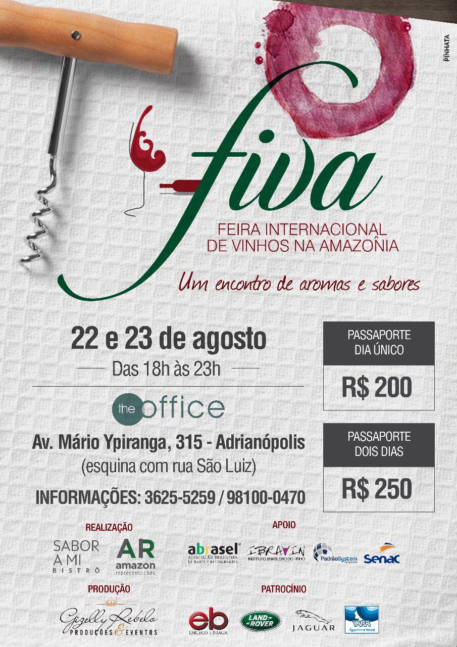Feira Internacional de Vinhos da Amazônia movimenta The Office nesta terça e quarta