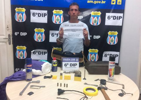 Após crimes, homem é preso em flagrante em Manaus