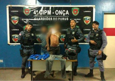 Trio suspeito de roubar R$ 8 mil de casa lotérica é preso no Amazonas 