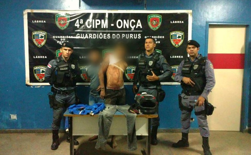 Trio suspeito de roubar R$ 8 mil de casa lotérica é preso no Amazonas 