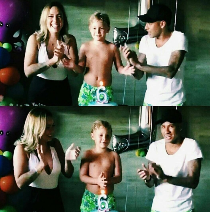 Neymar faz festa em Barcelona para comemorar 6 anos de Davi Lucca