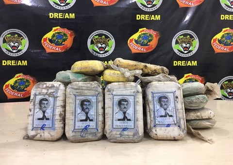 PF realiza duas apreensões de 35kg de drogas no AM