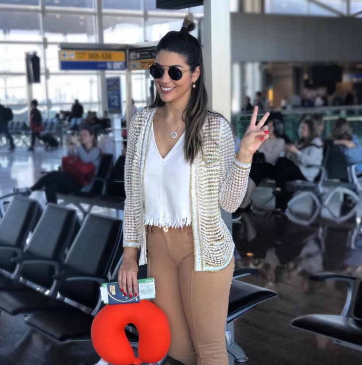  Vivian Amorim embarca para nova viagem internacional: 'de Manaus para o mundo'