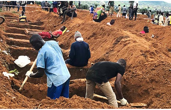 Desastre: Mais de mil pessoas morrem vítimas de deslizamento de terra em Serra Leoa