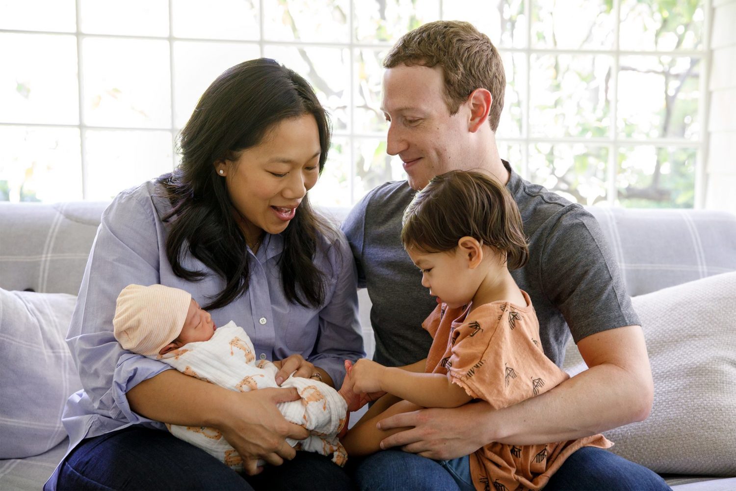 Nasce segunda filha de Mark Zuckerberg. Veja foto