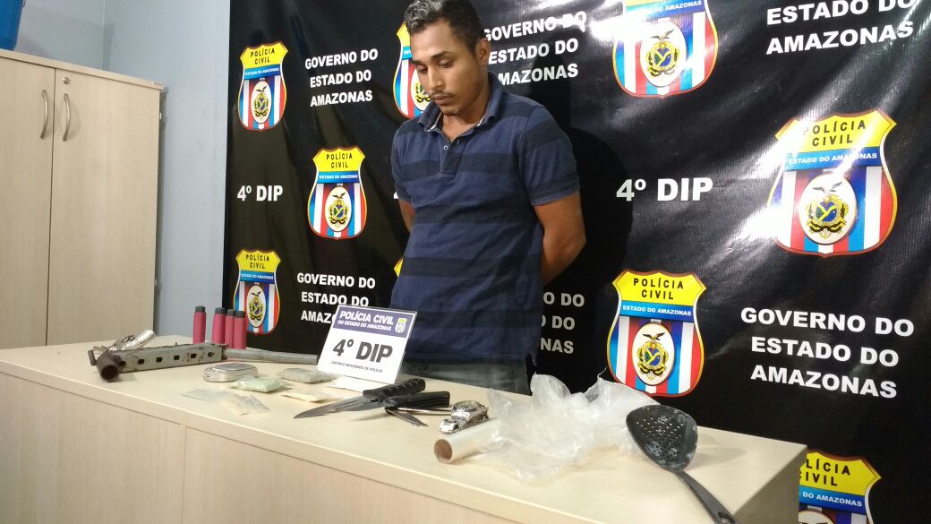 Conhecido como 'Doguinha', homem é preso suspeito de assaltos a ônibus e  tráfico em Manaus