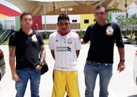 Foragido tenta se passar por outra pessoa para enganar polícia, mas é recapturado em Manaus