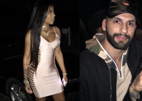 Nos EUA, Ludmilla faz dança erótica em boate de strip e esfrega bumbum no rosto de namorado 