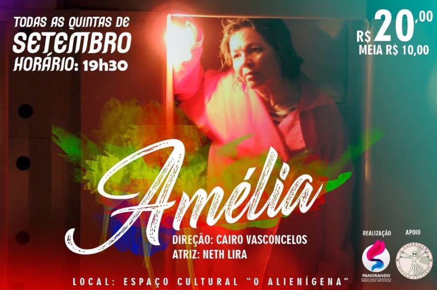 Amélia: Espetáculo adulto mostra solidão, medo e delírios de uma mulher em um sótão 