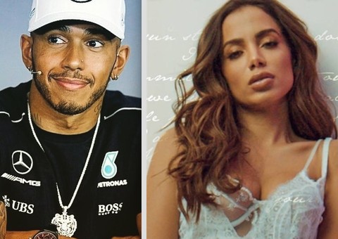 Lewis Hamilton elogia Anitta em post como imagem da cantora nua