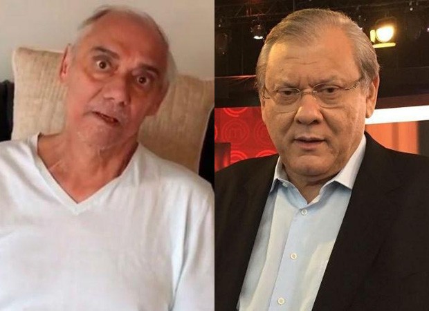Após Marcelo Rezende falar sobre luta contra câncer, Milton Neves faz apelo: 'Volte pro hospital'