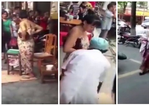 Vídeo mostra mulher dá à luz no meio da rua e sair andando normalmente com bebê 