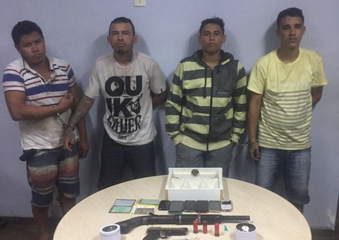 Em Manaus, grupo é preso suspeito de fazer arrastões na Zona Norte