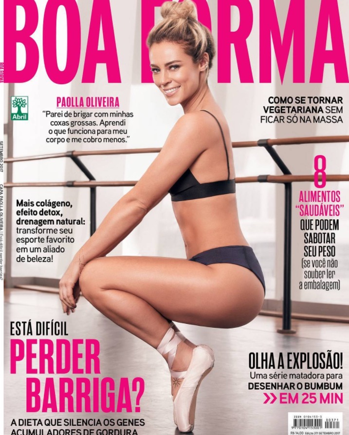  Paolla Oliveira mostra curvas de lingerie: 'parei de brigar com minhas coxas grossas'