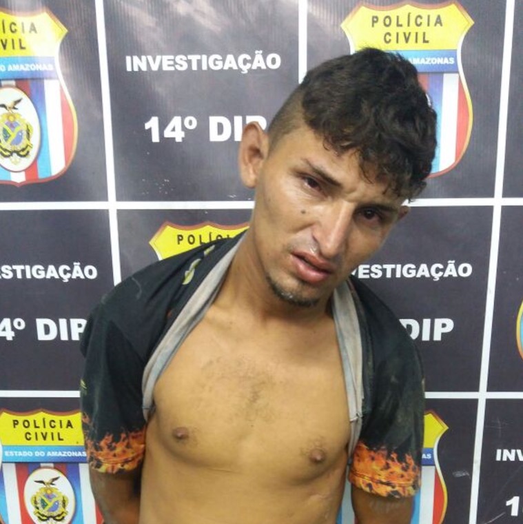 Após invadir casa, homem é preso suspeito de esfaquear homens e tentar estuprar mulher em Manaus