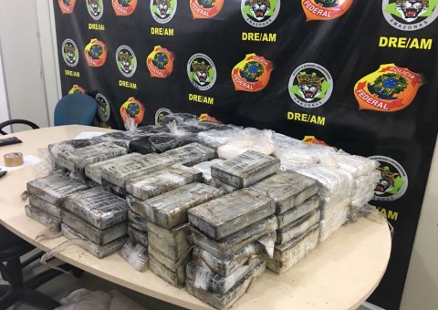 Drogas avaliadas em 4 milhões de dólares são apreendidas em Manaus