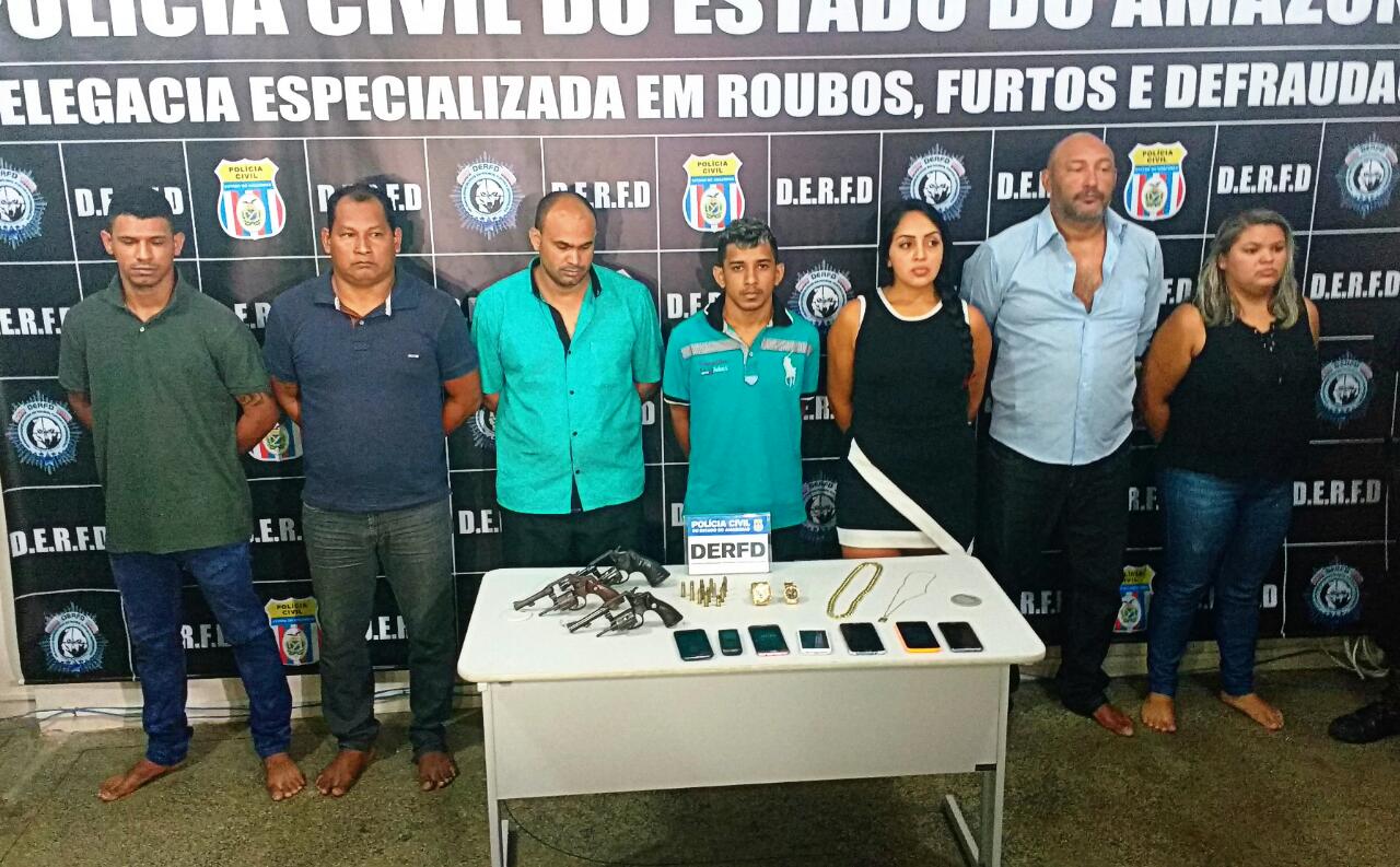 Grupo é preso enquanto se preparava para assaltar R$ 300 mil de casa lotérica em Manaus