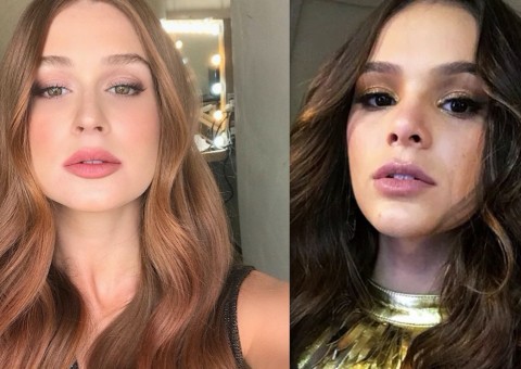Com rumores de mal-estar, Marina Ruy Barbosa fala sobre ser rival de Marquezine: 'vai ser ótimo'   
