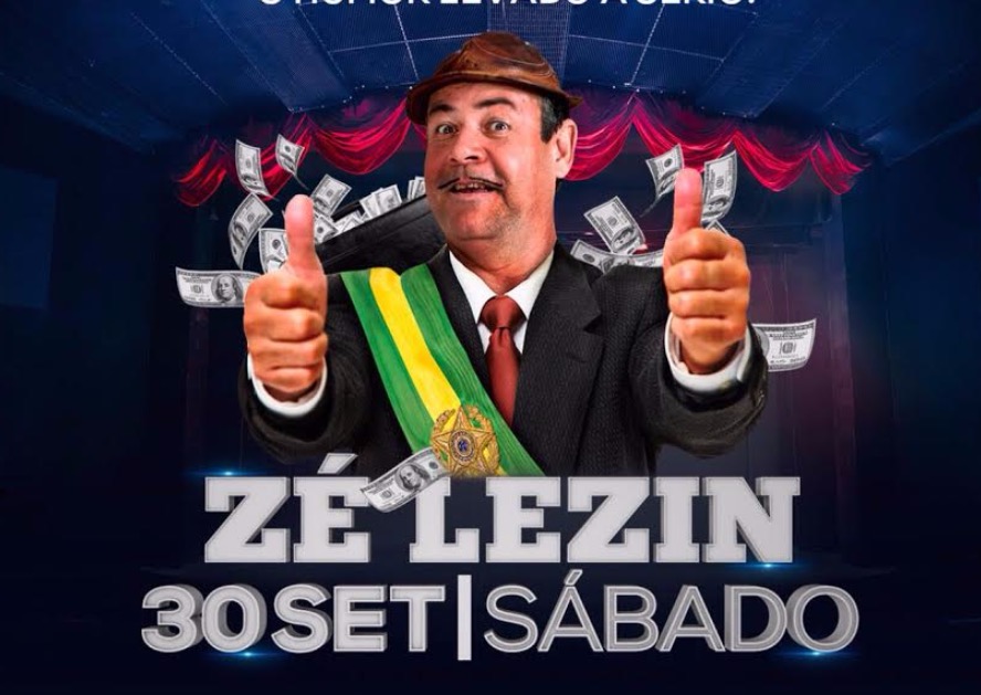  Zé Lezinho apresenta espetáculo de humor Operação Lava Jato do Matuto em Manaus