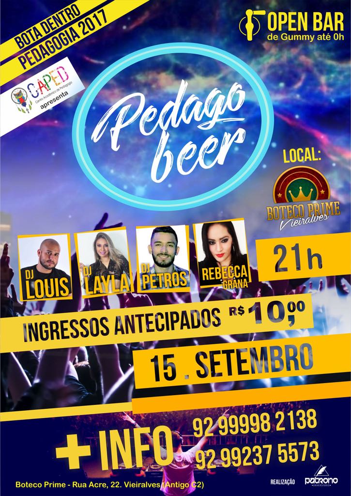  Pedagobeer agita calourada no Boteco Prime nesta sexta
