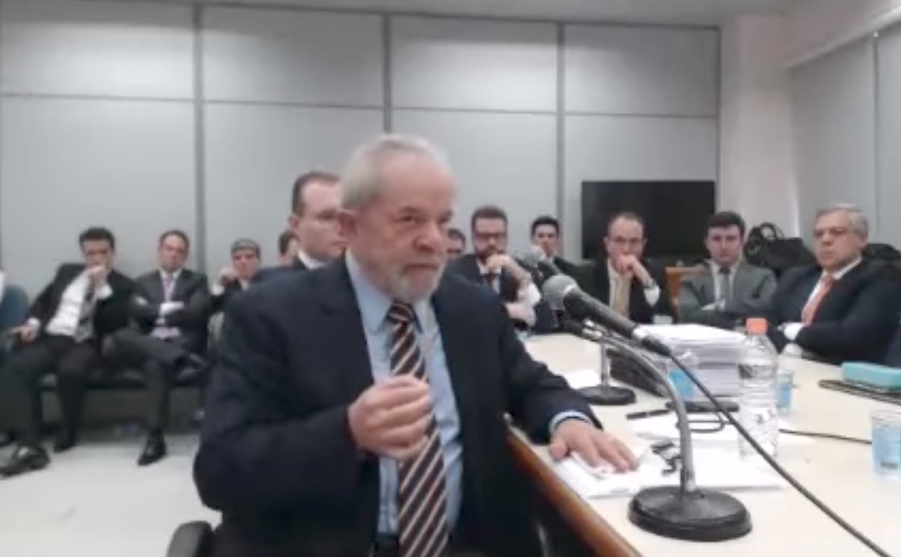 Assista ao depoimento completo de Lula para Moro