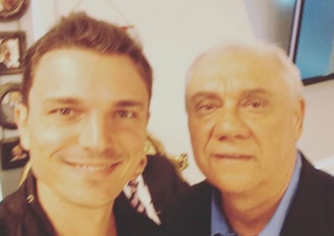 Filho de Marcelo Rezende faz homenagem ao pai