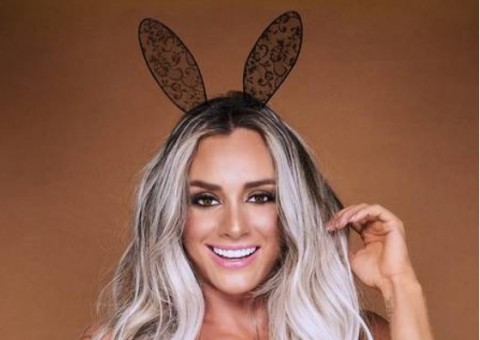 Juju Salimeni aparece de coelhinha em 1ª foto divulgada da Playboy