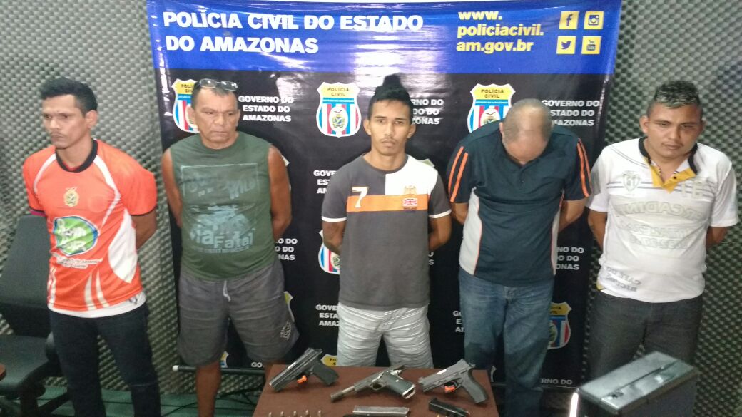 Cinco pessoas são presas por esquema de 'saidinha de banco' em Manaus