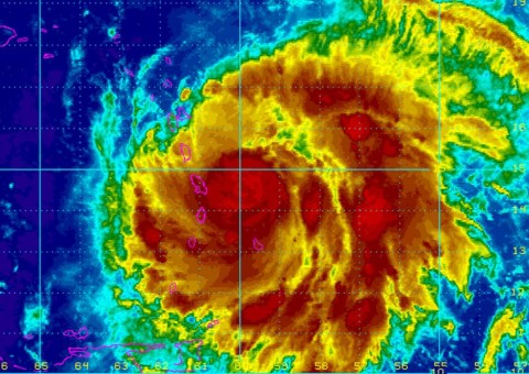 Furacão Maria ganha força e deve atingir Porto Rico na próxima quarta-feira