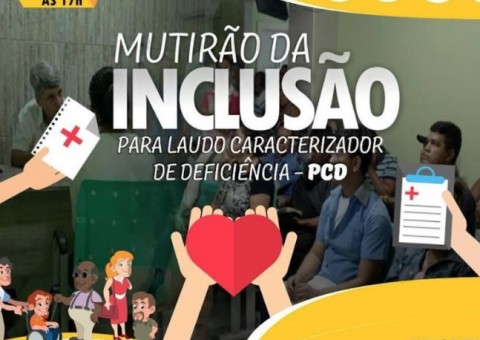 Centro de Saúde Ocupacional da Amazônia realiza Mutirão da Inclusão neste sábado