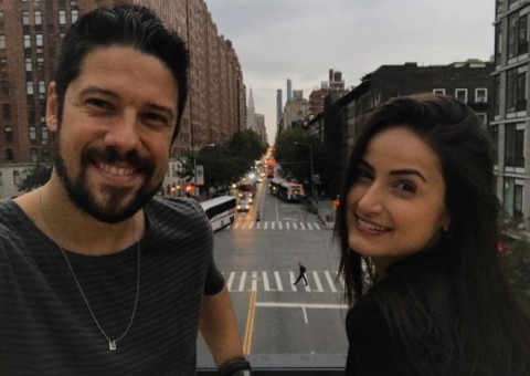 Mari Palma faz primeira viagem romântica com namorado, Phelipe Siani