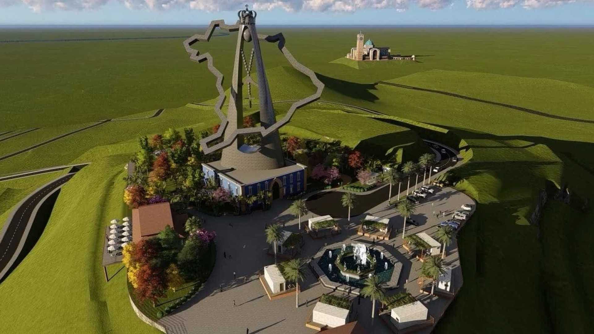 Homenagem: Nossa Senhora Aparecida ganha estátua maior que Cristo Redentor