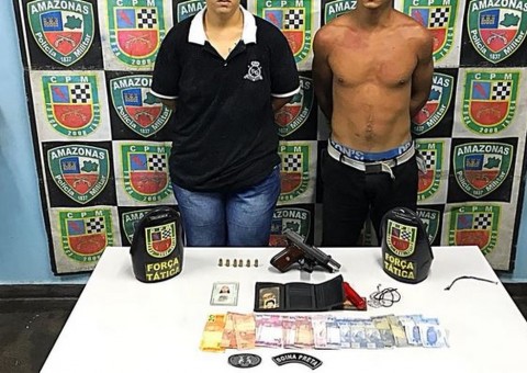 Para escapar de assalto, taxista se joga de carro em movimento em avenida de Manaus