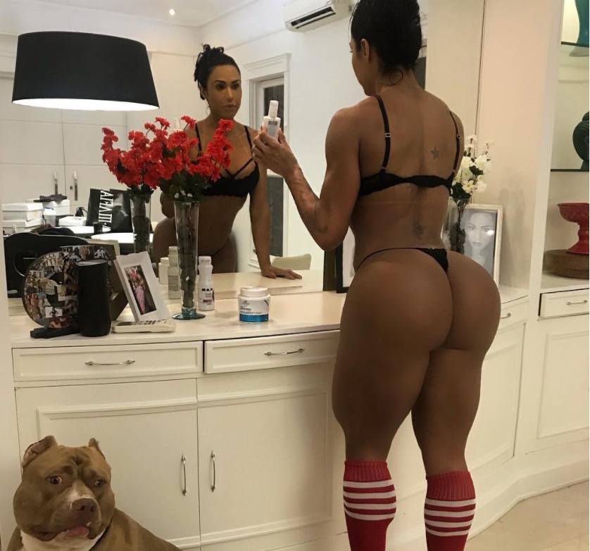 Bumbum avassalador de Gracyanne Barbosa ‘engole’ calcinha e choca fãs